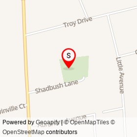 Mable C. Smith Playground on Shadbush Lane, Fayetteville North Carolina - location map