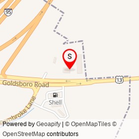Econo Lodge Wade - Fayetteville North on Goldsboro Road, Eastover North Carolina - location map