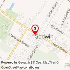 The Edgerton Company on Main Street, Godwin North Carolina - location map