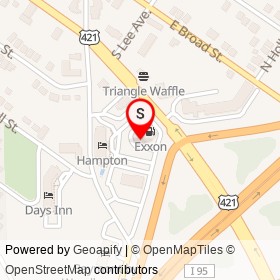 Short Stop Food Mart on Jesse Tart Circle, Dunn North Carolina - location map
