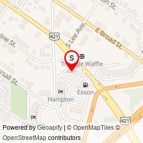Burger King on Jesse Tart Circle, Dunn North Carolina - location map