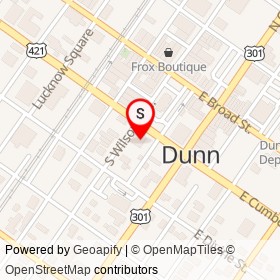 First Federal on South Wilson Avenue, Dunn North Carolina - location map
