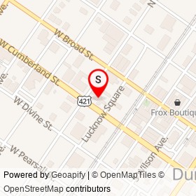 Firestone on West Cumberland Street, Dunn North Carolina - location map
