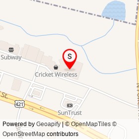 Belk on West Cumberland Street, Dunn North Carolina - location map