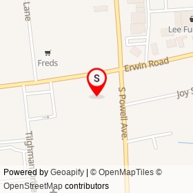 J&J Carwash on Erwin Road, Dunn North Carolina - location map