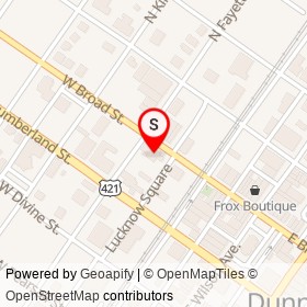 BB&T on West Broad Street, Dunn North Carolina - location map