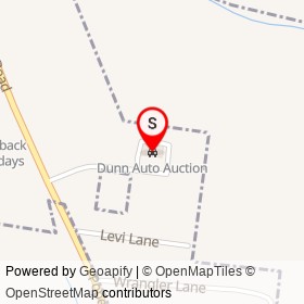 Dunn Auto Auction on Levi Lane, Dunn North Carolina - location map