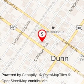 A&G Locksmith on East Cumberland Street, Dunn North Carolina - location map