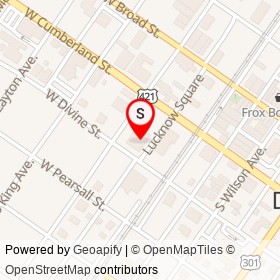 Sunrise Antiques & Furniture Liquidators on Lucknow Square, Dunn North Carolina - location map