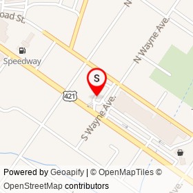 Arby's on West Cumberland Street, Dunn North Carolina - location map