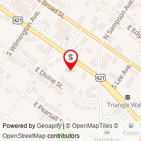 BB&T on East Cumberland Street, Dunn North Carolina - location map