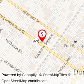 Citgo on West Cumberland Street, Dunn North Carolina - location map