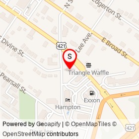 Fidelity Bank on East Cumberland Street, Dunn North Carolina - location map