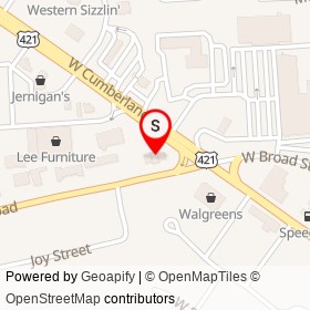 No Name Provided on Erwin Road, Dunn North Carolina - location map