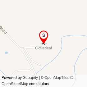 Cloverleaf on Thompson Road, Four Oaks North Carolina - location map