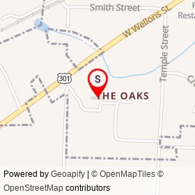 Twin Oaks Park on , Four Oaks North Carolina - location map