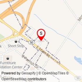 Villa Rosa Gas and Grocery on East Main Street, Benson North Carolina - location map