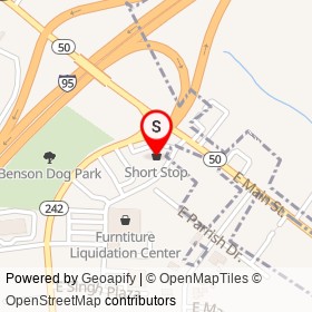 Short Stop on South Walton Drive, Benson North Carolina - location map
