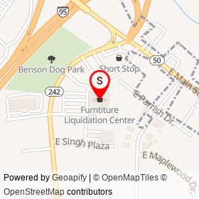 Furntiture Liquidation Center on East Parrish Drive, Benson North Carolina - location map