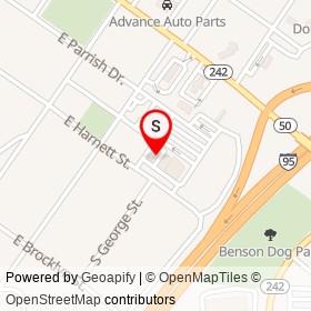 Pizza Hut on East Parrish Drive, Benson North Carolina - location map