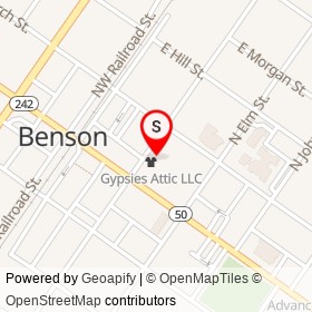 Deb's Hotspots Tanning Salon/Nail Salon on North Market Street, Benson North Carolina - location map