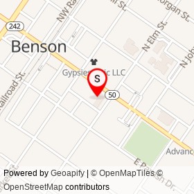 Medlin And Dorman Ace Hardware on East Main Street, Benson North Carolina - location map