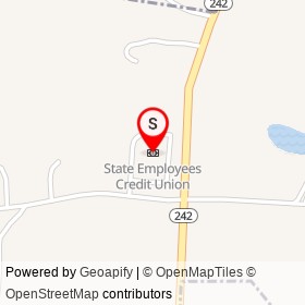 State Employees Credit Union on Dogeye Road, Benson North Carolina - location map