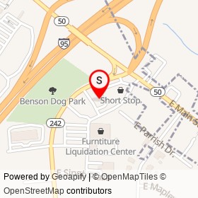 Char-Grill on South Walton Drive, Benson North Carolina - location map