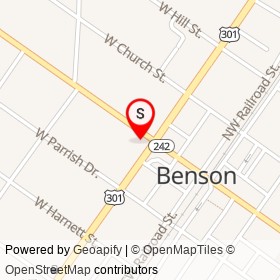 No Name Provided on West Main Street, Benson North Carolina - location map