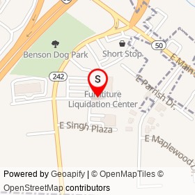 Papa's Pizza on East Singh Plaza, Benson North Carolina - location map