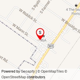 Carlie C's Pharmacy on West Mann Street, Benson North Carolina - location map