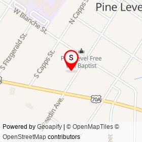 Southern Bank - Pine Level on South Peedin Avenue, Pine Level North Carolina - location map