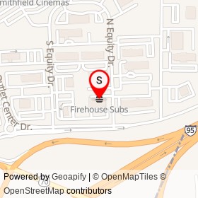 Firehouse Subs on Outlet Center Drive, Smithfield North Carolina - location map