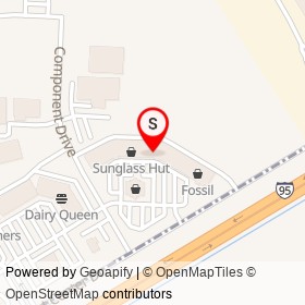 Reebok on Outlet Center Drive, Selma North Carolina - location map