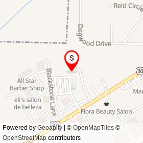 Lavanderia El Rio on South Pollock Street, Selma North Carolina - location map