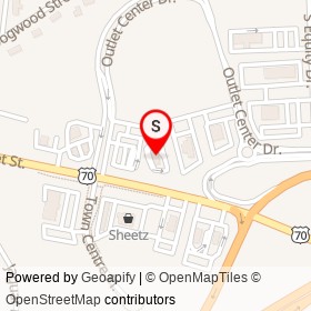 Zaxby's on Smithfield Crossing Drive, Smithfield North Carolina - location map