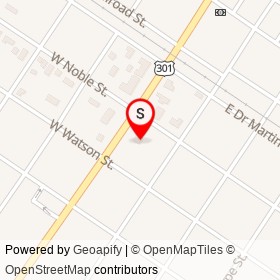 Lighthouse Food Mart on South Pollock Street, Selma North Carolina - location map