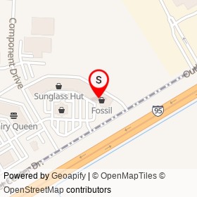 Samsonite on Outlet Center Drive, Selma North Carolina - location map