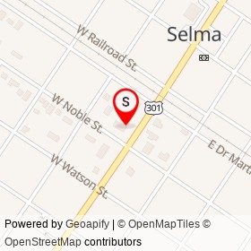 Taqueria & Pupuseria, Fiorentine Cafe on South Pollock Street, Selma North Carolina - location map
