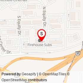 Vero's Pizzeria on Outlet Center Drive, Smithfield North Carolina - location map
