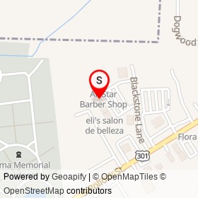 Customer's Cutz Barber Shop on Meghan Circle, Selma North Carolina - location map