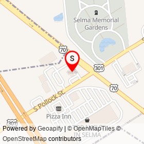 Smithfield Pre-Owned on South Pollock Street, Selma North Carolina - location map
