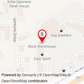 Book Warehouse on Venture Drive, Smithfield North Carolina - location map