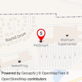 PetSmart on North Brightleaf Boulevard, Smithfield North Carolina - location map