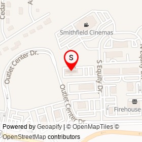 Best Western Smithfield Inn on South Equity Drive, Smithfield North Carolina - location map