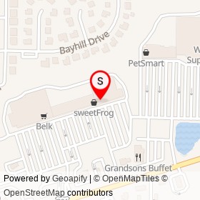 Aaron's on North Brightleaf Boulevard, Smithfield North Carolina - location map