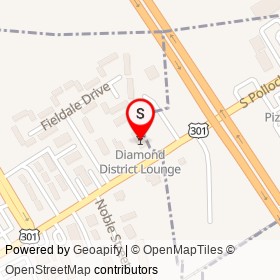 Diamond District Lounge on South Pollock Street, Selma North Carolina - location map