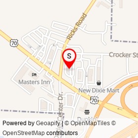 Wendy's on Ricks Road, Selma North Carolina - location map