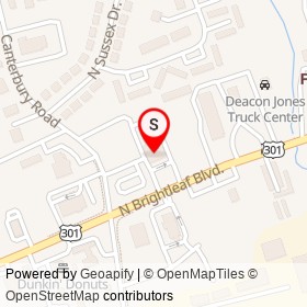 Deacon Jones Chrysler Dodge Jeep RAM on North Brightleaf Boulevard, Smithfield North Carolina - location map