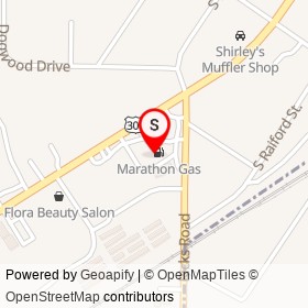 Selma Carwash on Florence Avenue, Selma North Carolina - location map